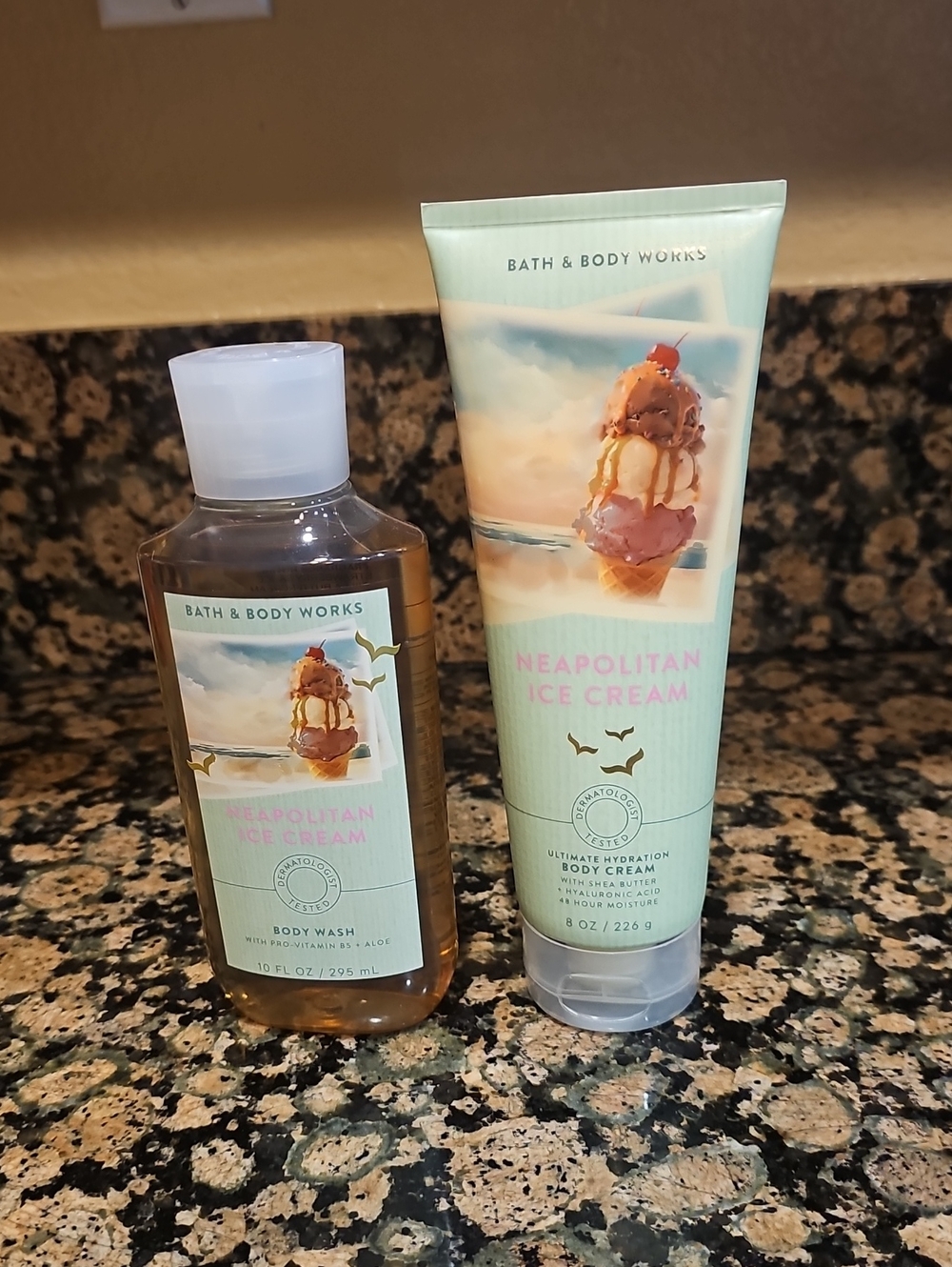 Bath & Body Works Neapolitan Ice Cream Body Cream & Wash